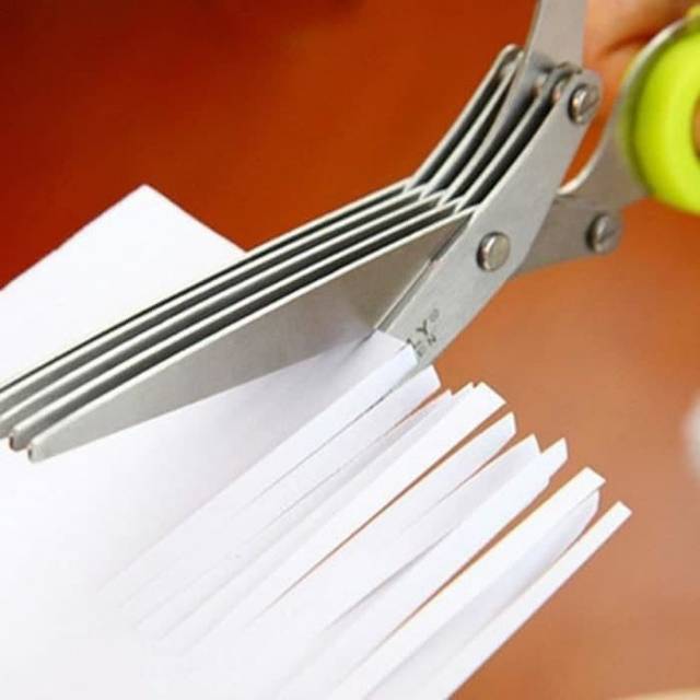 Gunting Sayur Banyak Layer Kecil Stainless