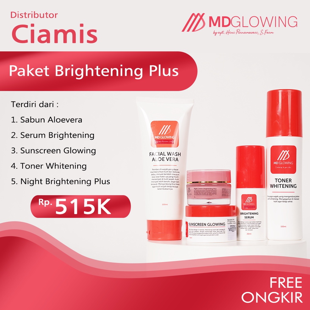 MD GLOWING – Paket Glowing Brightening Plus