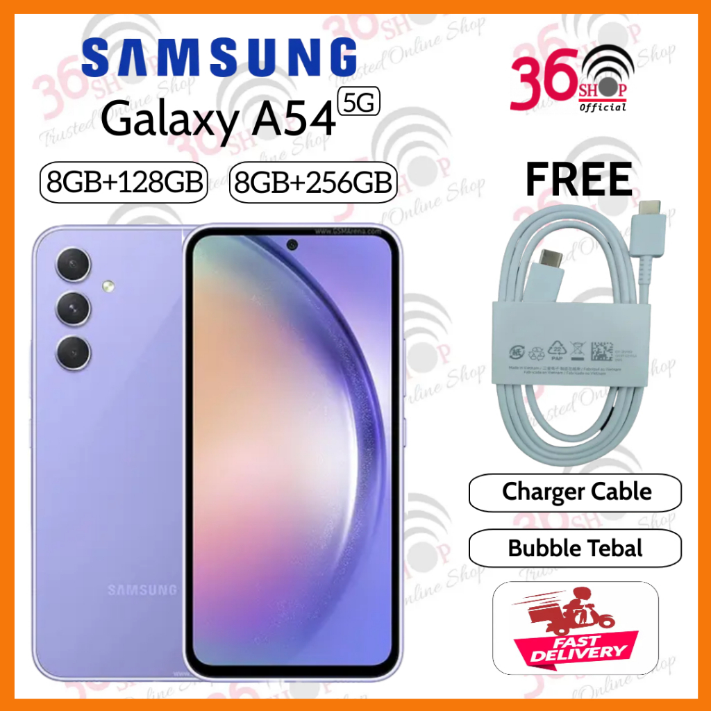 Samsung Galaxy A54 [5G] [8GB+128GB] [8GB+256GB] Garansi Resmi Sien Samsung